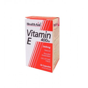 Health Aid Vitamin E 400 i.u (268mg), 30caps