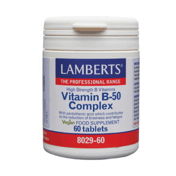 Lamberts Vitamin B-50 Complex, 60tabs