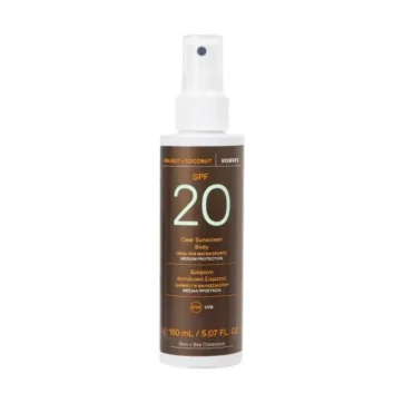 Korres Διάφανο Αντηλιακό Σώματος SPF20 150ml