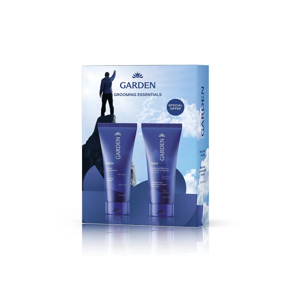 Garden Promo Men Shaving Cream Κρέμα Ξυρίσματος 100ml & After Shave Balm Ενυδατικό Βάλσαμο Για Μετά Το Ξύρισμα 100ml