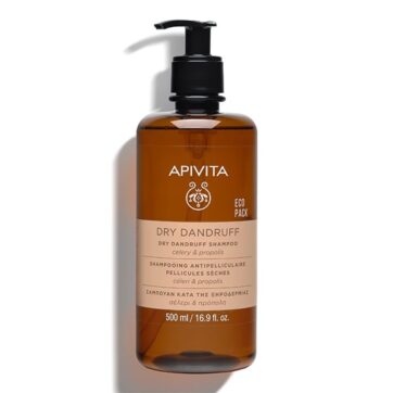 Apivita Dry Dandruff Shampoo Σαμπουάν κατά της Ξηροδερμίας με Σέλερι & Πρόπολη, 500ml