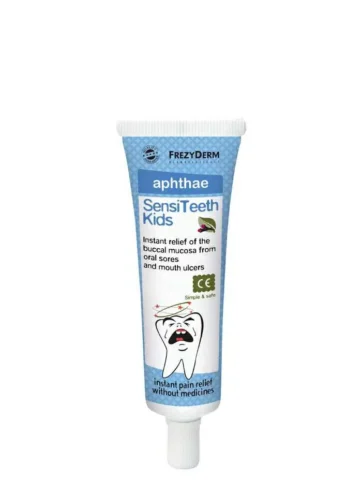 Frezyderm SensiTeeth Kids Aphthae Gel Εξειδικευμένο Gel για Άφθες & Στοματικά Έλκη, 25ml
