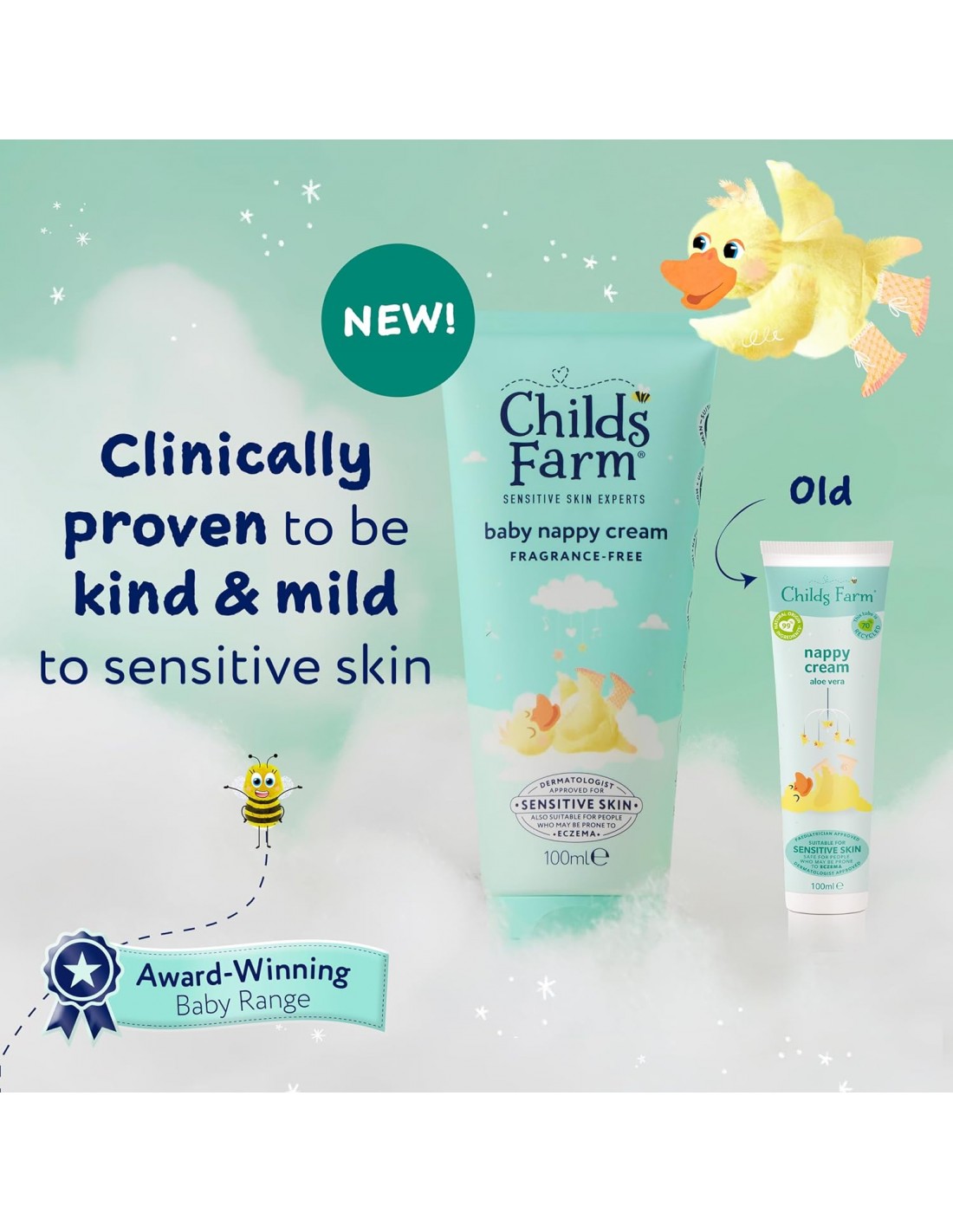 Childs Farm Nappy Cream Fragrance-Free100ML - Image 3