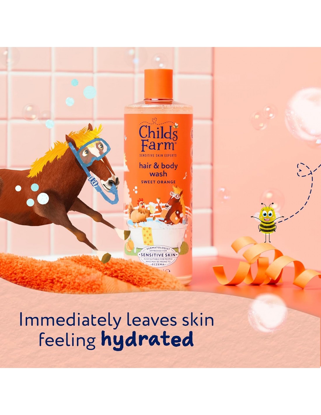 Childs Farm Hair & Body Wash 500ml Sweet Orange - Image 2