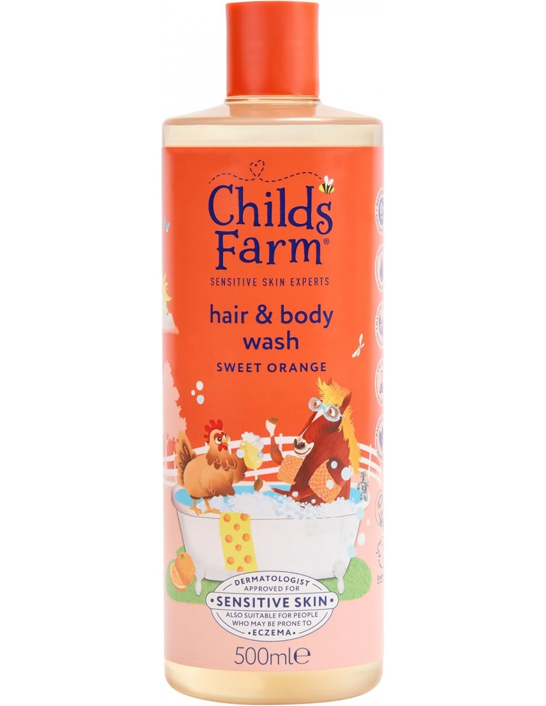 Childs Farm Hair & Body Wash 500ml Sweet Orange