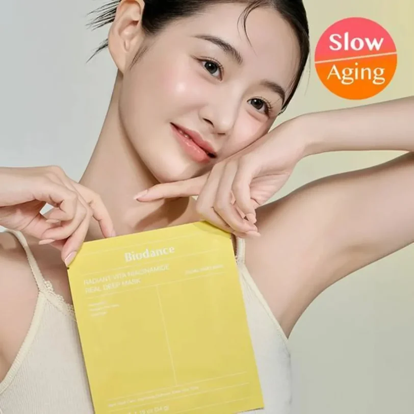 Biodance  Radiant Vita-Niacinamide Real Deep Mask - Gel Μάσκα για ομοιόμορφο τόνο επιδερμίδας - Image 2