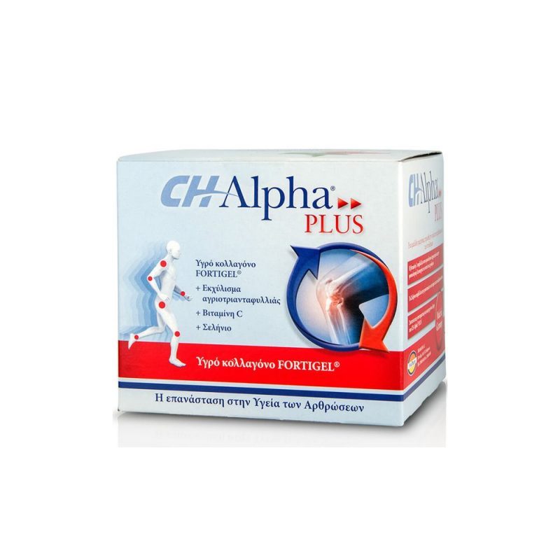 CH-ALPHA PLUS Fortigel Υδρολυμένο Κολλαγόνο μια μοναδική συλλογή πρωτεϊνών και αμινοξέων, απαραίτητες δομικές μονάδες για την υγεία των αρθρώσεων 30 amp x 25 ml