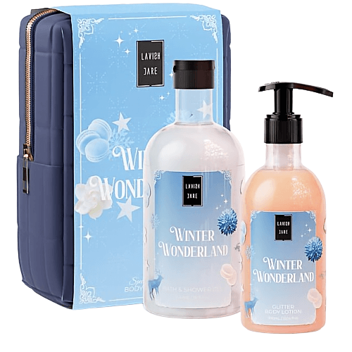 Lavish Care Winter Wonderland Νεσεσέρ με Shower Gel 500ml & Glitter Body Cream 300ml (βανίλια, βρώμη & σανδαλόξυλο)