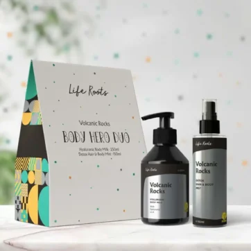 Life Roots Body Hero Duo Volcanic Rocks σετ δώρου με Ενυδατικό Γαλάκτωμα Σώματος 250ml & Detox Hair Body Mist 150ml
