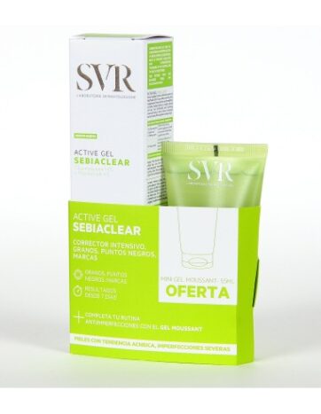SVR Active Gel Sebiaclear x 40ml + Gel Moussant x 55ml Set / Giftset