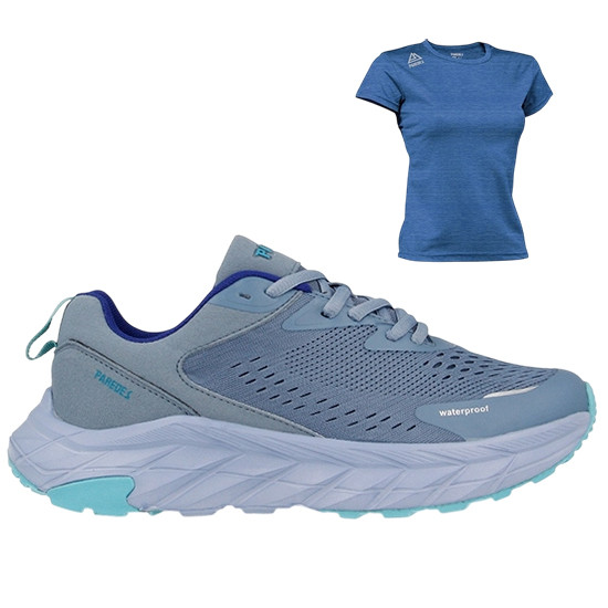 Paredes Ανατομικό Γυναικείο Αθλητικό mod. LD25539 σε Γαλάζιο χρώμα