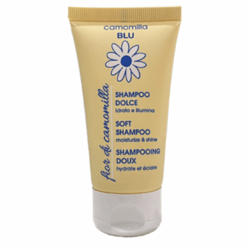 Camomilla Blu Fior di Camomilla Soft Shampoo Απαλό Σαμπουάν Mαλλιών για Eνυδάτωση & Λάμψη, 50ml
