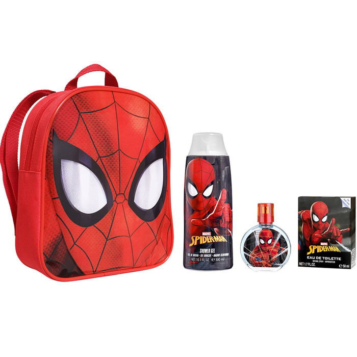 Air-Val Disney Marvel Spiderman Backpack EDT & Shower Gel Set Σακίδιο Παιδικό με Άρωμα 50ml & Αφρόλουτρο 300ml