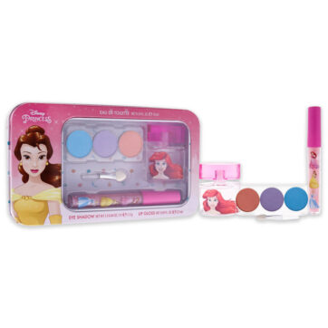 Air Val Disney’s Princess Metallic Case Σετ EDT 10ml Σκιές Ματιών 3 x 1.2gr & Lip Gloss 2.5ml