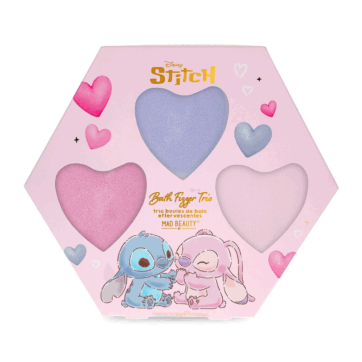 Mad Beauty I Heart Stitch Bath Fizzer - Παιώνια & Άνθη Κερασιάς