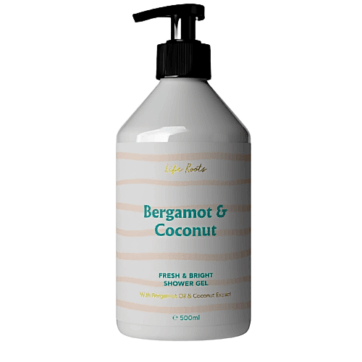 Life Roots Berganmot & Coconut Shower Gel Θρεπτικό Αφρόλουτρο με Περγαμόντο και Εκχύλισμα Καρύδας 500ml