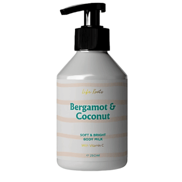 Life Roots Bergamot & Coconut Body Milk Ενυδατικό Γαλάκτωμα Σώματος με Βιταμίνη C 250ml