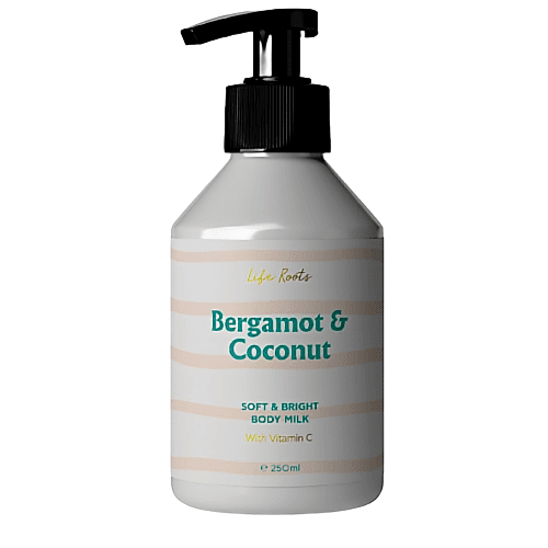 Life Roots Bergamot & Coconut Body Milk Ενυδατικό Γαλάκτωμα Σώματος με Βιταμίνη C 250ml