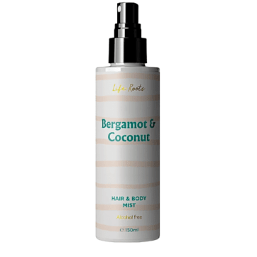 Life Roots Bergamot & Coconut Hair & Body Mist Ελαφρύ Αρωματικό για Μαλλιά & Σώμα 150ml