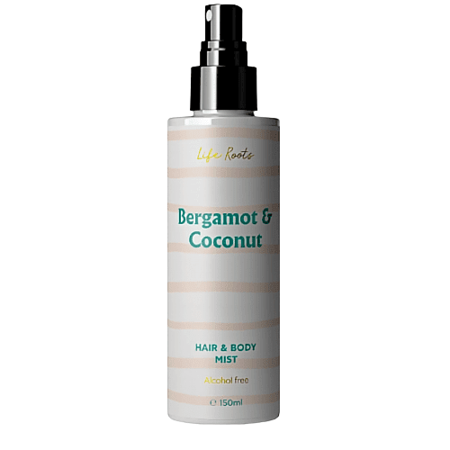 Life Roots Bergamot & Coconut Hair & Body Mist Ελαφρύ Αρωματικό για Μαλλιά & Σώμα 150ml