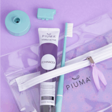 PIUMA Promo Echinacea οδοντόκρεμα /Aqua Green Soft οδοντόβουρτσα με βάση