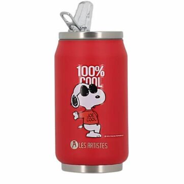 Les Artistes Pull Can’it Ανοξείδωτη Κούπα Θερμός (Cool Snoopy Red) 280ml