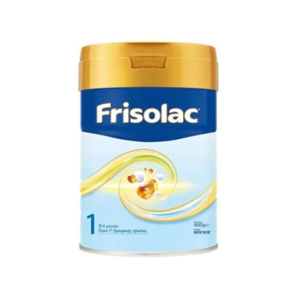 Frisolac 1 Γάλα σε Σκόνη 1ης Βρεφικής Ηλικίας 0-6m, 400gr