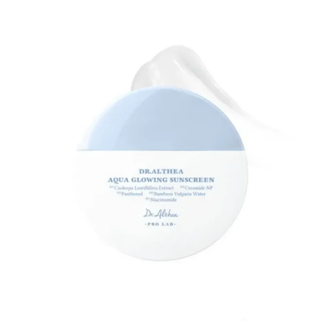 Dr.althea Aqua Glowing Sunscreen Spf 50 Αντηλιακο ενυδατικό για όλους τους τύπους δέρματος 45ml