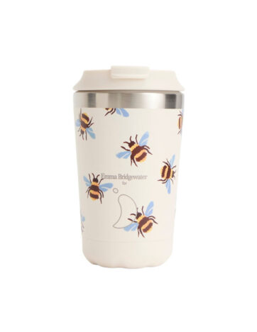 Chilly's 340ml Coffee Cup | Emma Bridgewater Bumblebee Blue Wing
