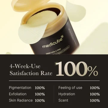 Medicube Deep Vita C Pad - Pads βιταμίνης C για λάμψη, ομοιόμορφο τόνο και μείωση δυσχρωμιών