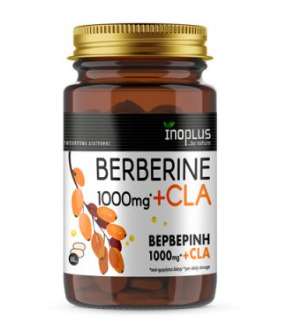 Inoplus Berberine 1000mg + CLA, 60 Κάψουλες