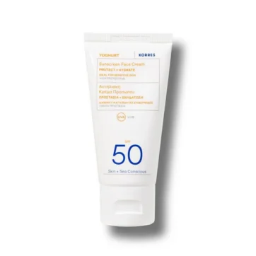 Korres Yoghurt Sunscreen Face Cream SPF50 Αντηλιακή Κρέμα Προσώπου, 50ml