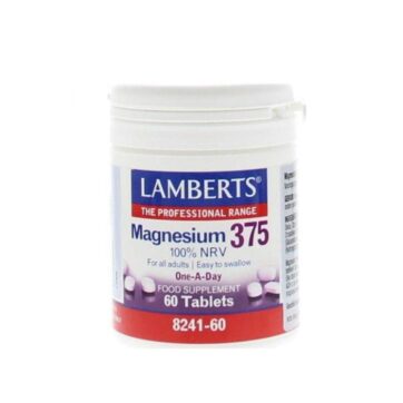 Lamberts Magnesium 375, 60tabs