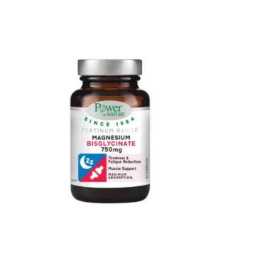 Power of Nature Platinum Range Magnesium Bisglycinate 750mg, 60caps