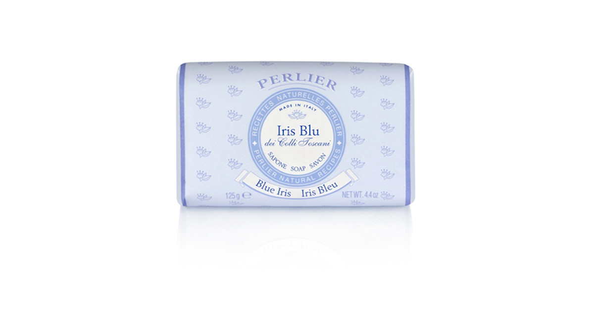 Perlier Blue Iris Solid Soap 125g