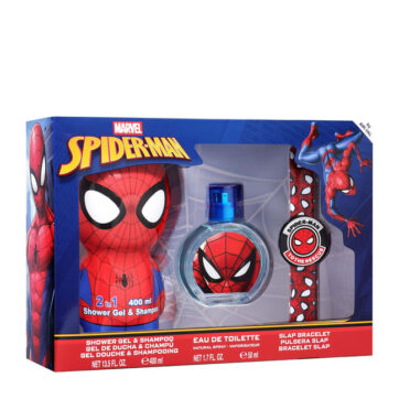 Spiderman Σετ Αφρόλουτρο - Σαμπουάν, Άρωμα & Βραχιόλι 2D