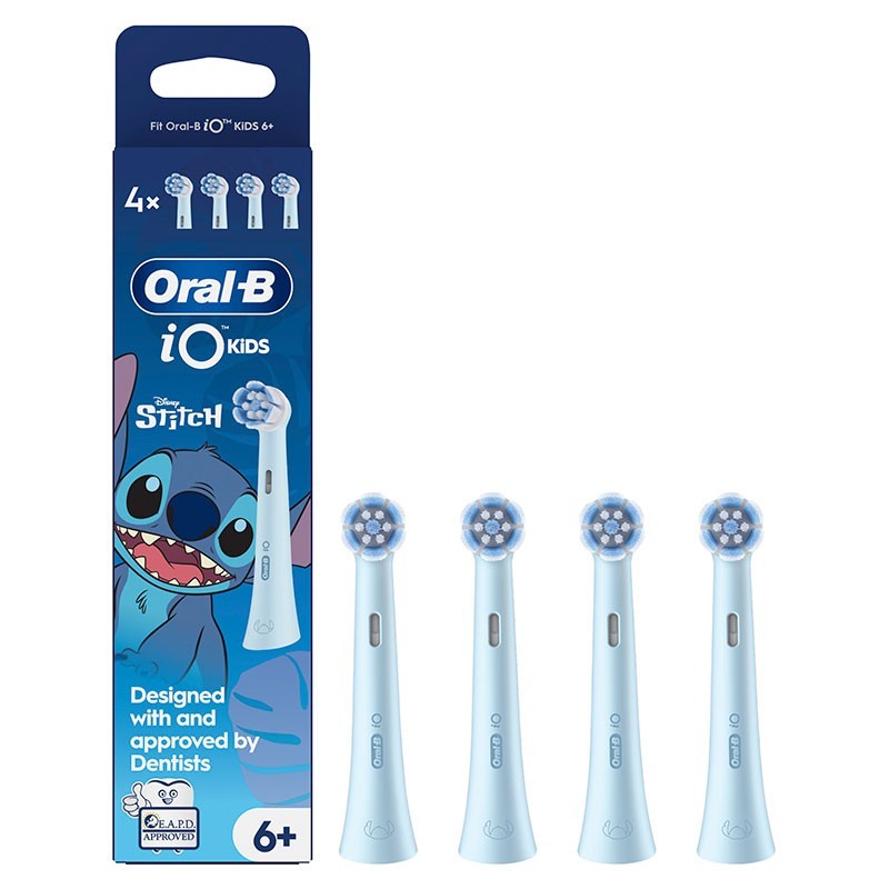 Oral-B iO Kids 6+ Disney Stitch Ανταλλακτικές Κεφαλές Οδοντόβουρτσας, 4 τμχ - Image 2