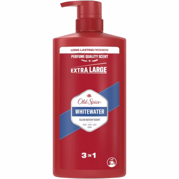 Old Spice Whitewater αφρόλουτρο και σαμπουάν 3 σε 1, 800 ml