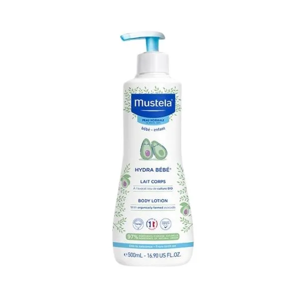 Mustela Hydra Bebe Body Lotion, Βρεφική Ενυδατική Κρέμα Σώματος 500ml