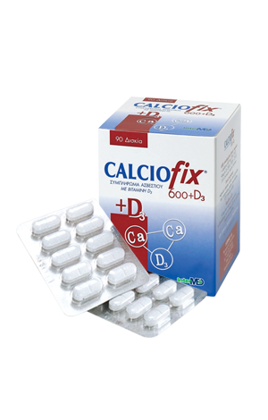 Intermed Calciofix Tablets Συμπλήρωμα Διατροφής Ασβεστίου & Βιταμίνης D3, 90 tabs