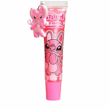 Air-Val Disney Stitch Angel Lip Gloss με άρωμα Φράουλα 13ml + Charm