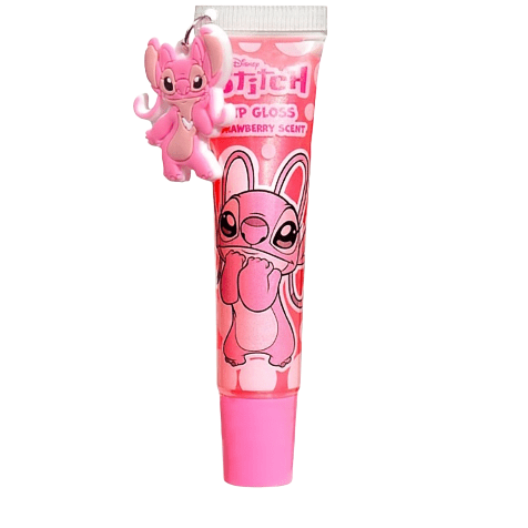 Air-Val Disney Stitch Angel Lip Gloss με άρωμα Φράουλα 13ml + Charm