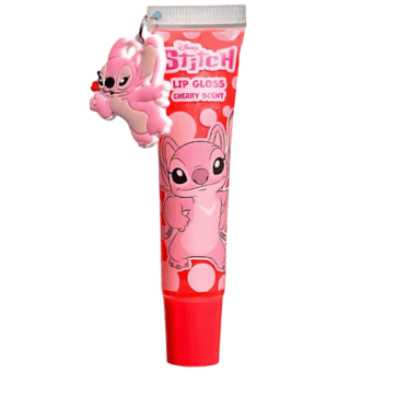 Air-Val Disney Stitch Angel Lip Gloss Λίπγκλος με άρωμα Κεράσι 13ml + Charm