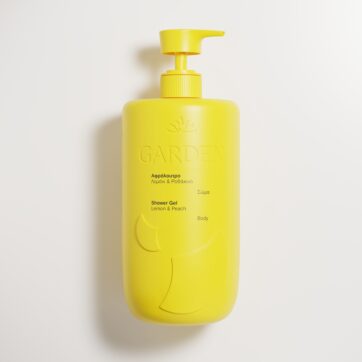 Garden Shower Gel Lemon & Peach, 1000ml Αφρόλουτρο Λεμόνι και Ροδάκινο