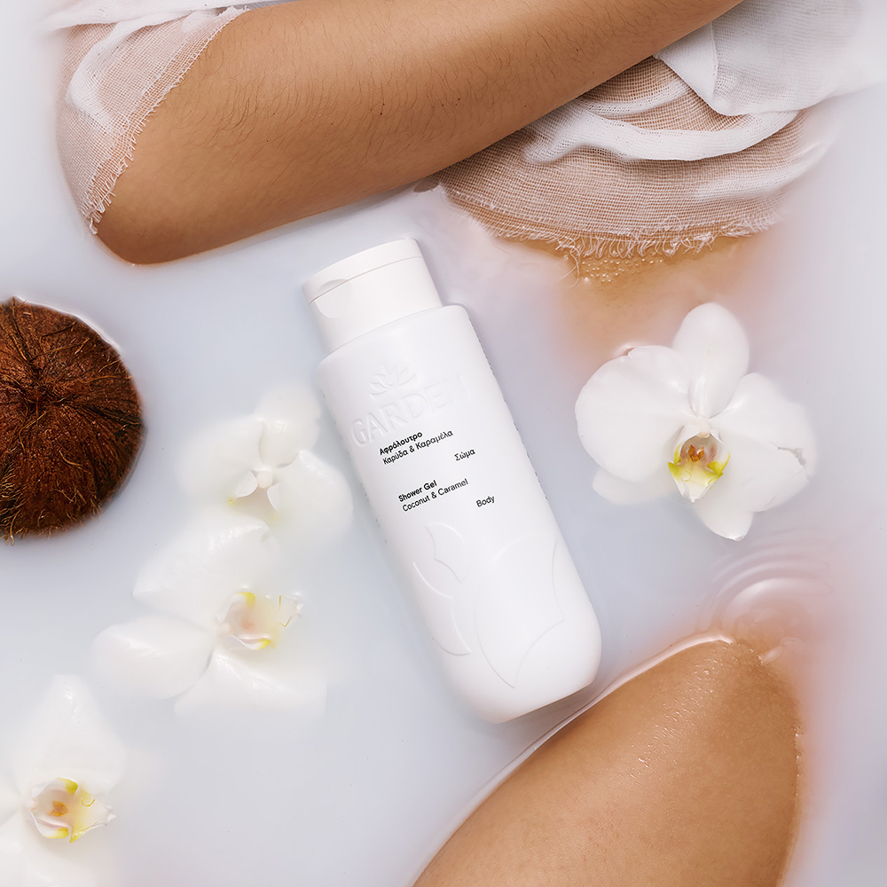 Garden Shower gel Coconut Caramel 400ml Αφρόλουτρο Καρύδα Καραμέλα - Image 2