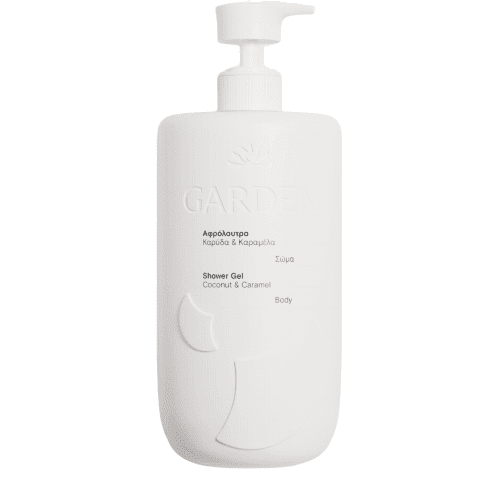 Garden Shower Gel Coconut & Caramel Αφρόλουτρο Καρύδα & Καραμέλα 1lt