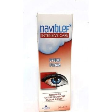 Novax Naviblef Intensive Care Αφρός Βλεφάρων για Βλεφαρίτιδα, 50ml