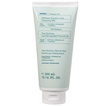 Korres Olympus Tea All-in-One Cleansing Milk Γαλάκτωμα Καθαρισμού με Τσάι Ολύμπου, 300ml