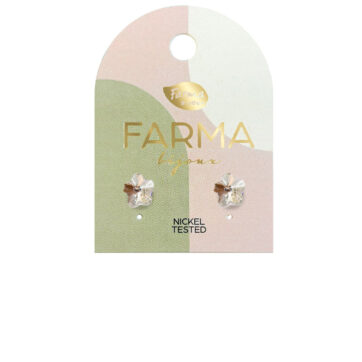Farma Bijoux Υποαλλεργικά Σκουλαρίκια Κρύσταλλα Λουλούδια 5mm (BE210C01)