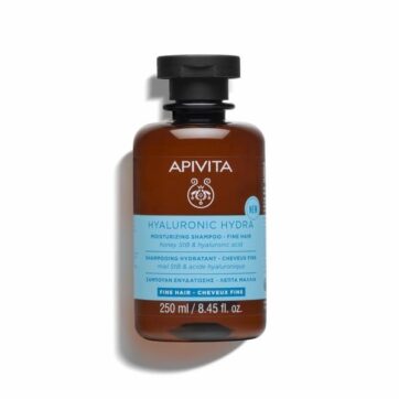 Apivita Hyaluronic Hydra Moisturizing Shampoo Fine Hair Σαμπουάν Ενυδάτωσης για Λεπτά Μαλλιά, 250ml